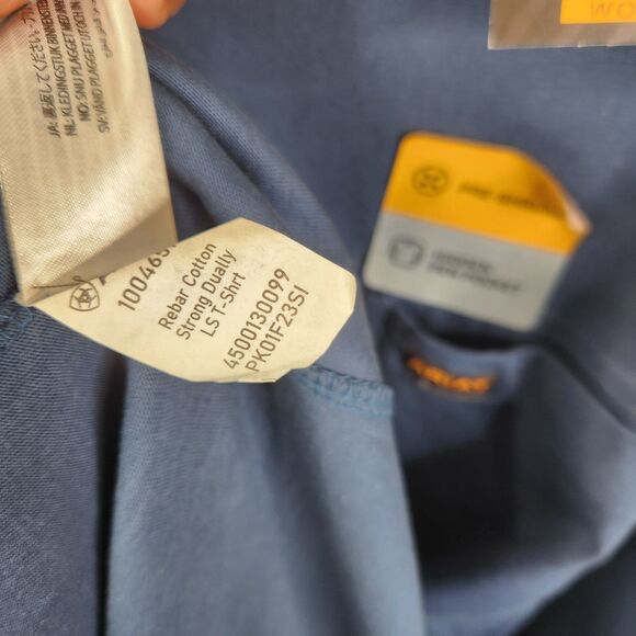 NEW Ariat Mens Rebar Cotton Strong Dually Long Sleeve Work Shirt XLT - Picture 9 of 9